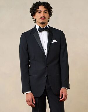 The Black Tux Notch Lapel Tuxedo Black Tuxedo