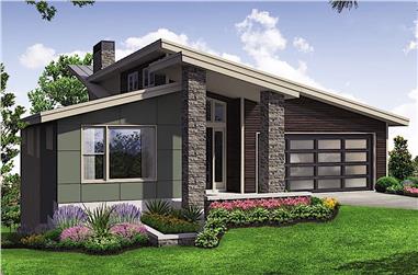 4-Bedroom, 2928 Sq Ft Mid-Century Modern Home - Plan #108-1923 - Main Exterior