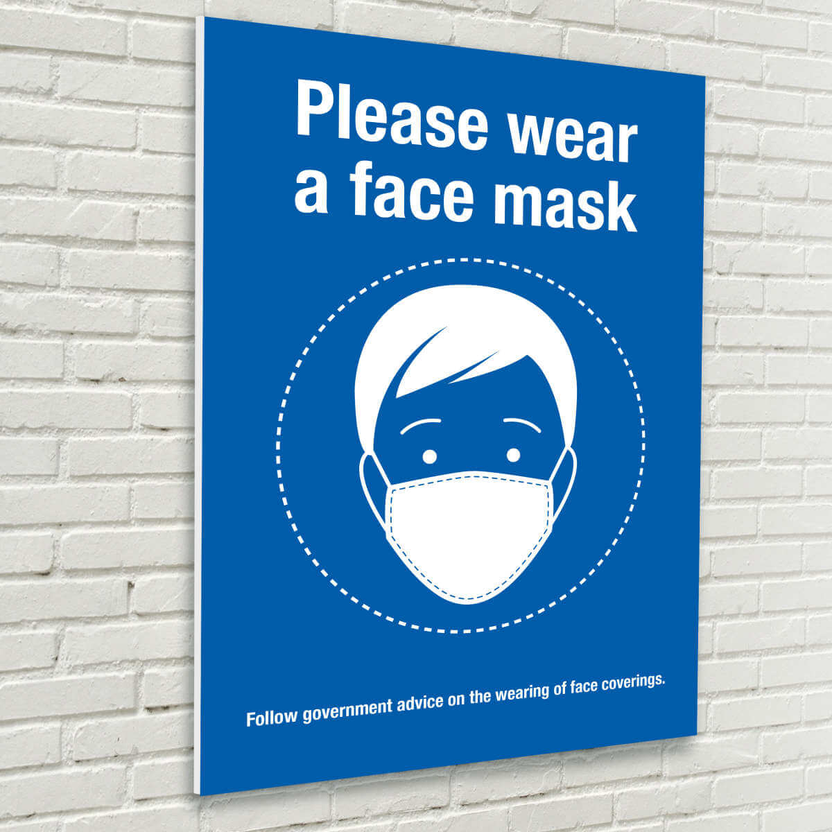 Please Wear A Face Mask Sign Free Printable