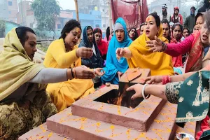 Kinnar Akhara performs fire ritual for safety of devotees, religious festivities in full swing at Maha Kumbh