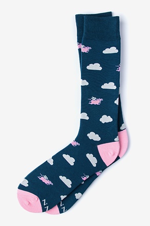 _Take to the Sky Blue Sock_