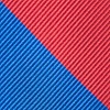 Royal Blue Microfiber Royal Blue & Red Stripe Tie