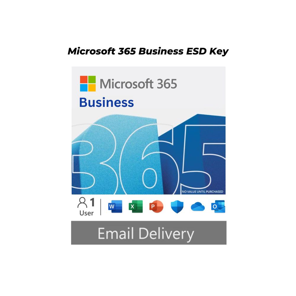 Microsoft 365 Business Standard ESD | License Key for PC/Mac | 1YR Subscr | KLQ-00209