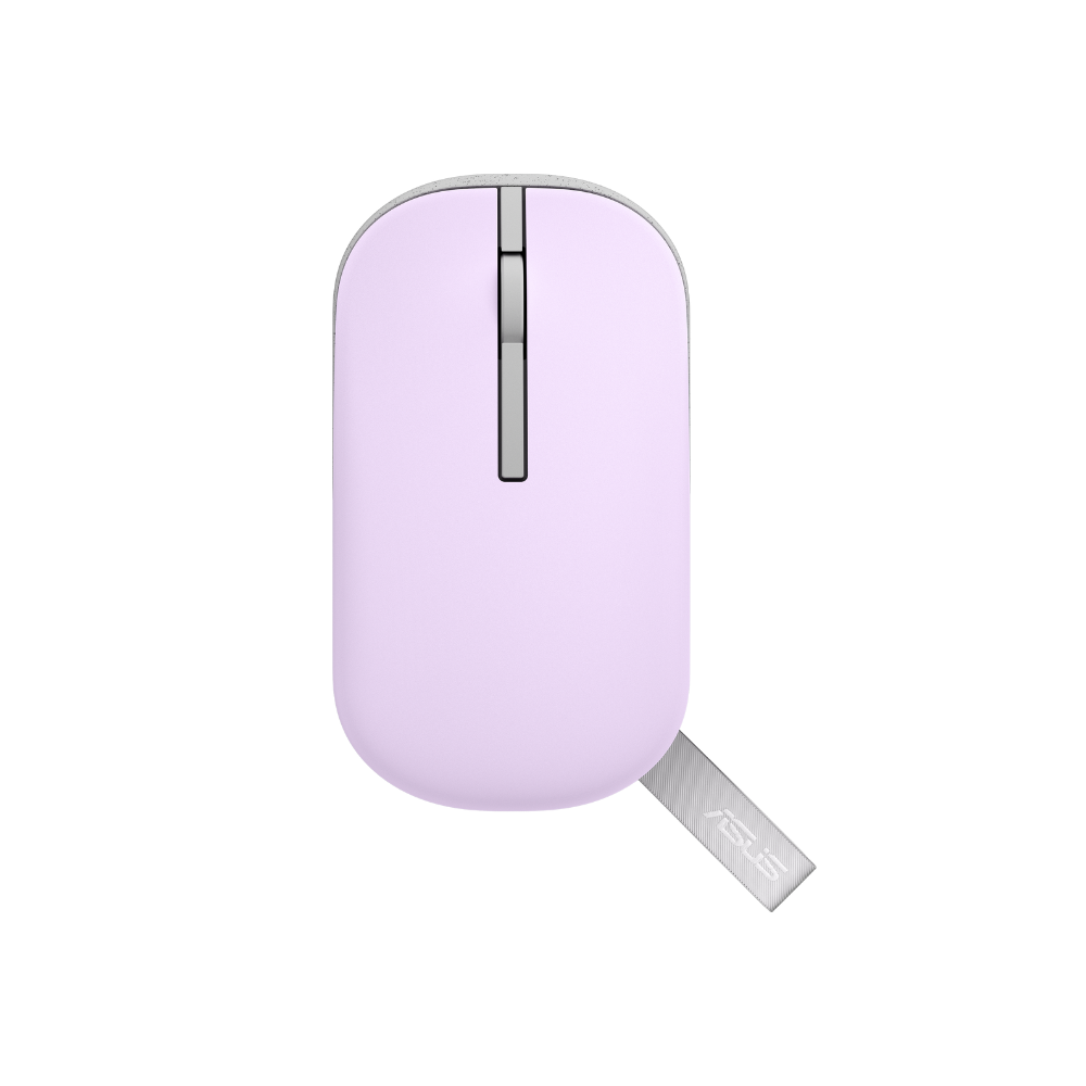 Asus Wireless Mouse MD100 (Beige/Blue/Purple) | Silent click | Dual mode | Anti-bacterial | 1Y Warranty