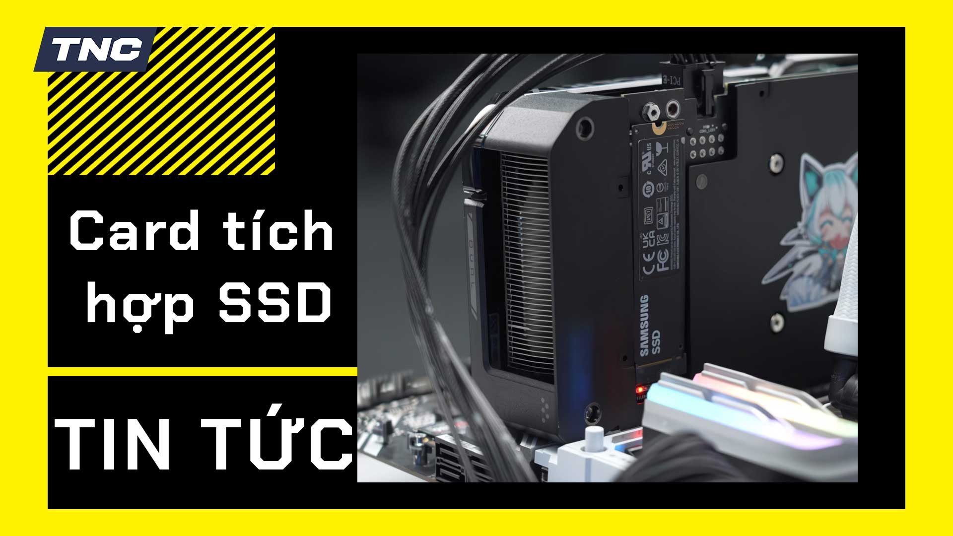 Card 4060Ti tích hợp SSD M.2 Gen 4