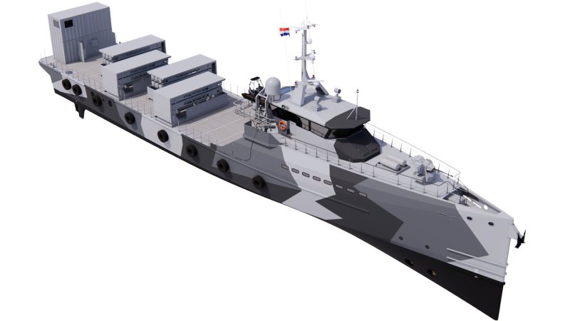 Dutch missile ship