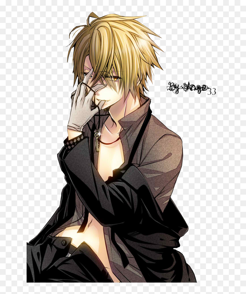 Blonde Anime Boy Png - Blonde Hair Anime Boy, Transparent Png - vhv