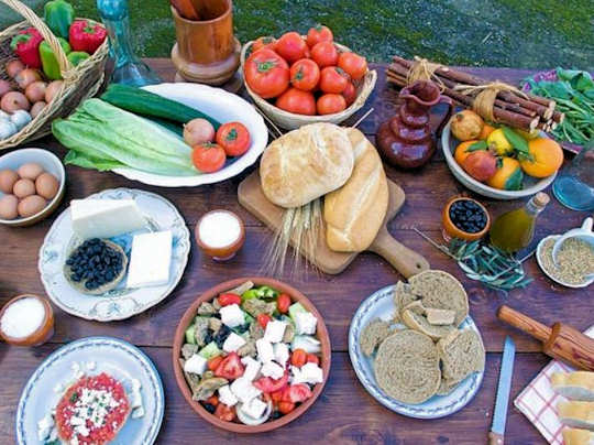 Table of Cretan Food