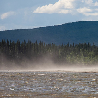 Dust storm, Alaskan outback, Fairbanks