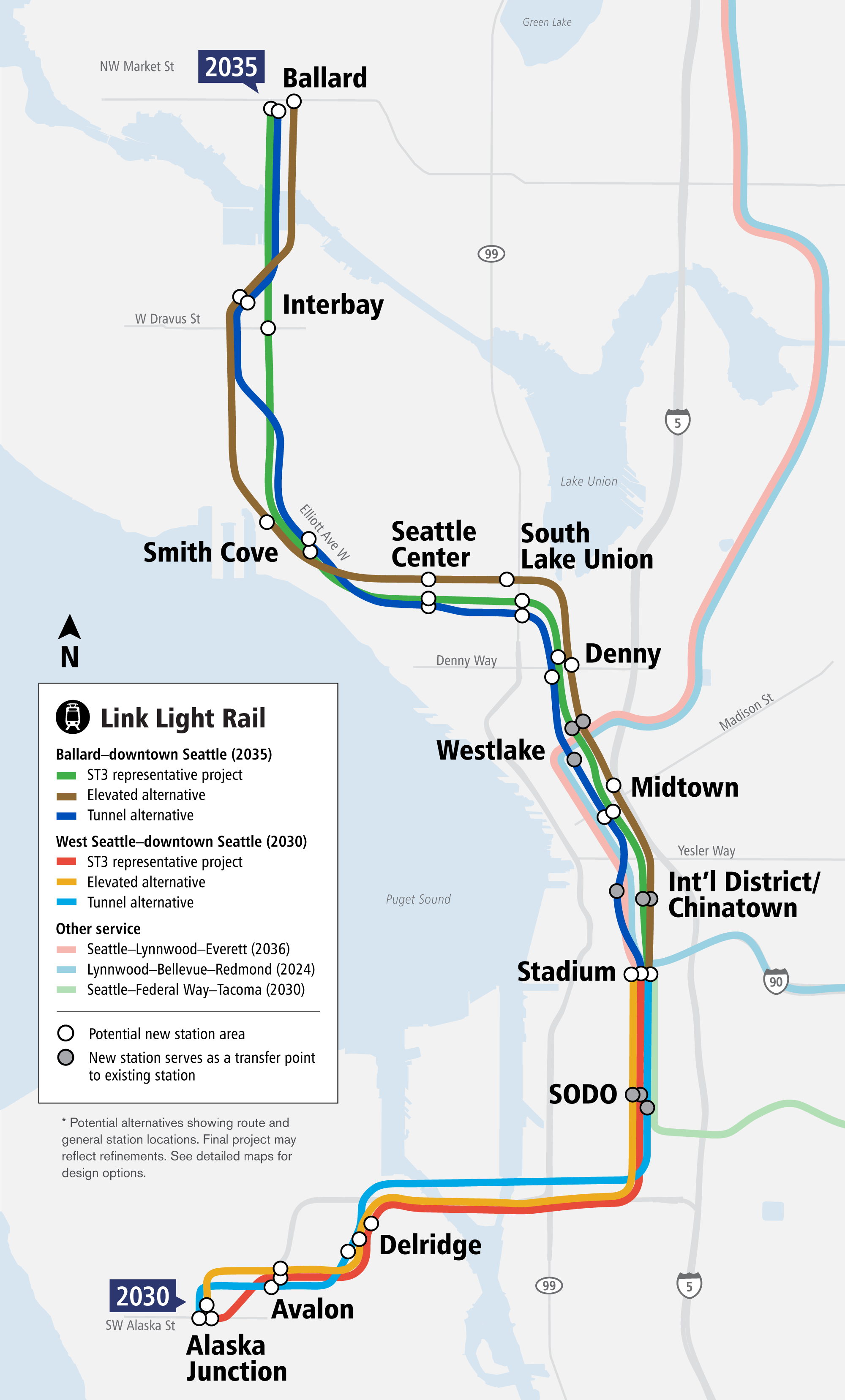 Seattle Light Rail Map - United States Map