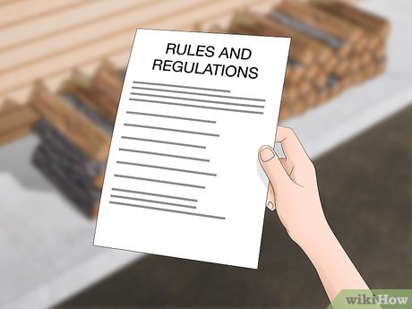 Step 3 Check any local regulations regarding firewood storage.