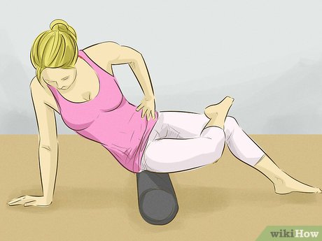 Step 2 Roll out or lightly stretch any sore sports.