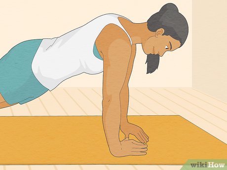 Step 1 Do diamond push-ups to work your triceps.