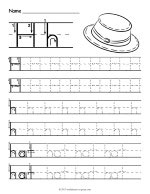 Tracing Letter H Worksheet thumbnail