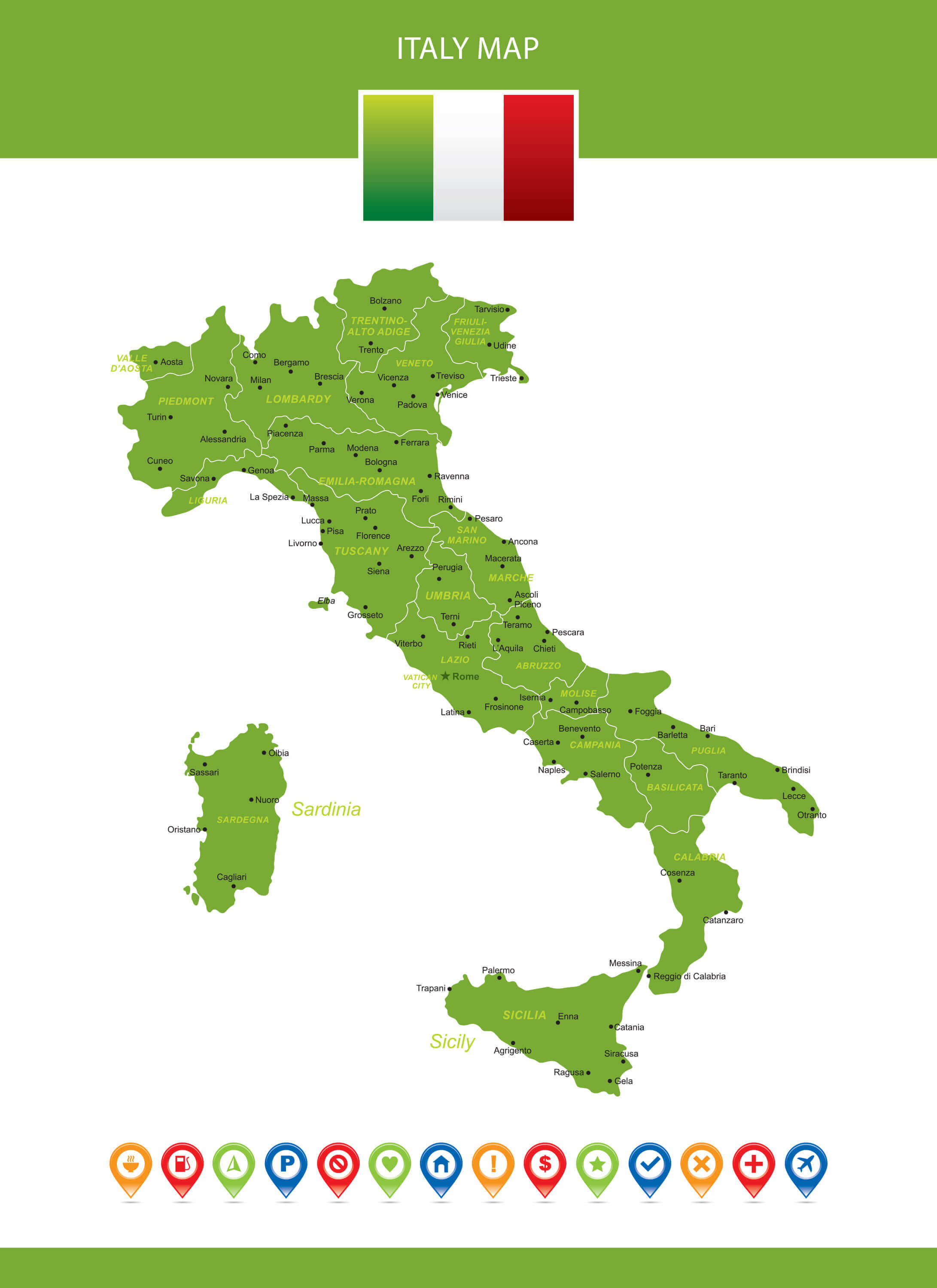 Map Italy