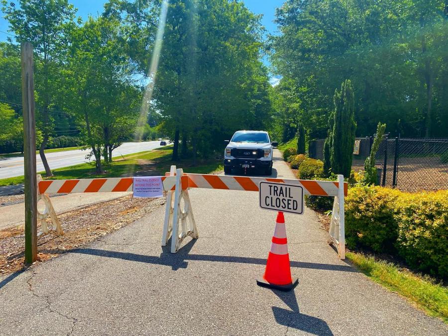 Mary Black Rail Trail closed due to construction