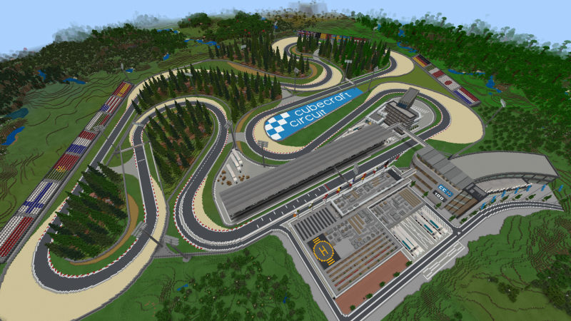 Racetrack by CubeCraft Games (Minecraft Marketplace Map) - Minecraft ...