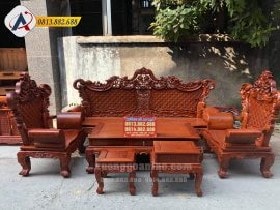 Bộ hoàng gia 6 món gỗ hương đá