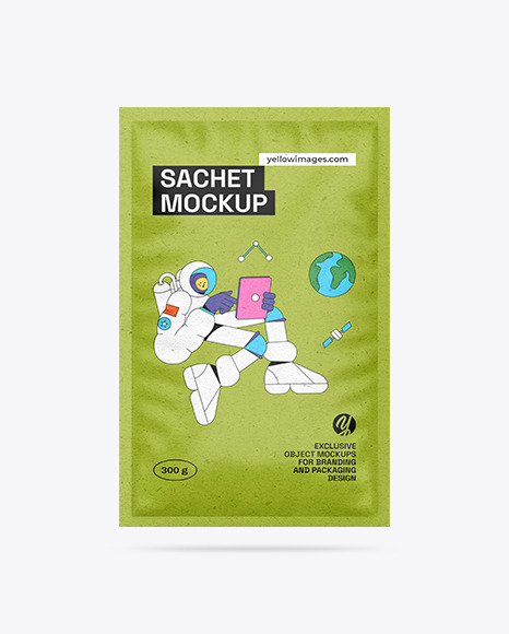 Kraft Sachet Mockup - Mockups