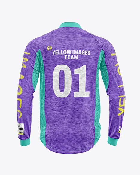 Crossshirt Melange Jersey Mockup - Back View - Mockups