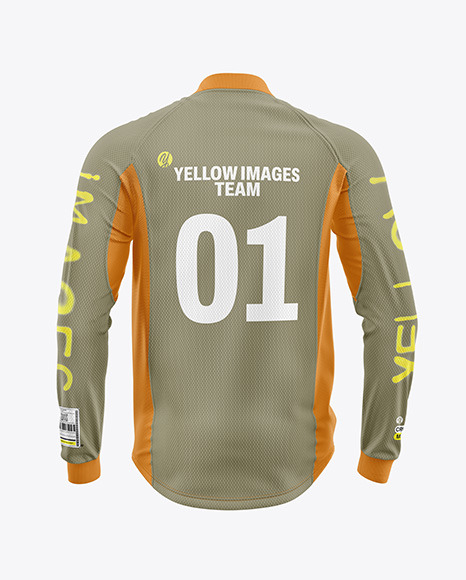 Crossshirt Mesh Jersey Mockup - Back View - Mockups