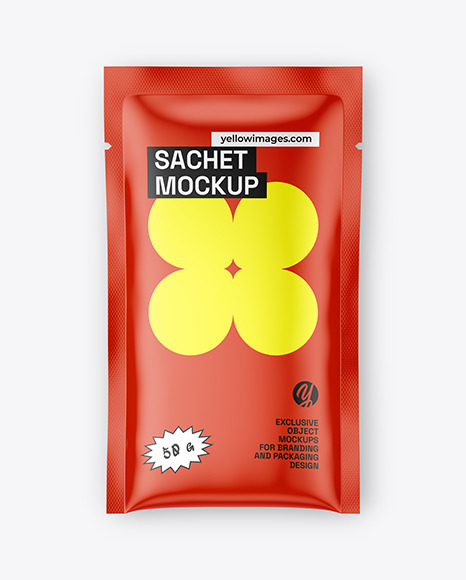 Glossy Sachet Mockup - Mockups