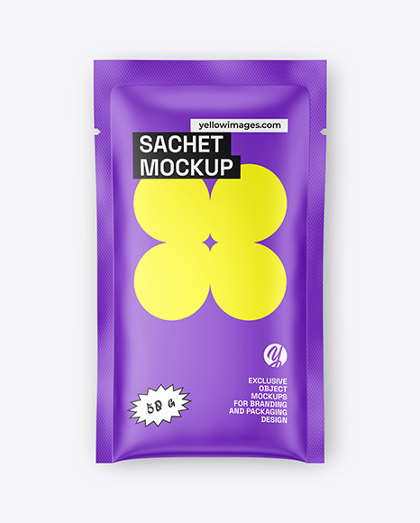 Matte Sachet Mockup - Mockups