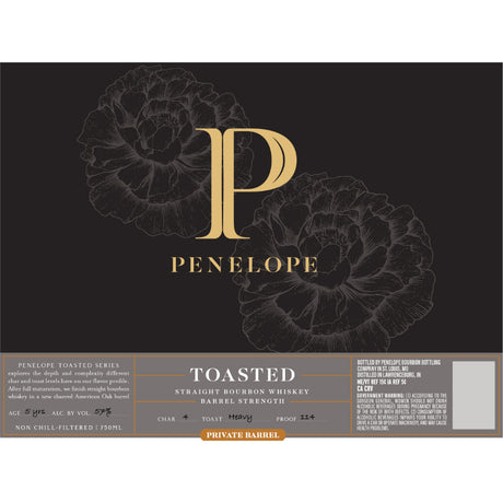 Penelope Toasted Series Heavy Toast Straight Bourbon